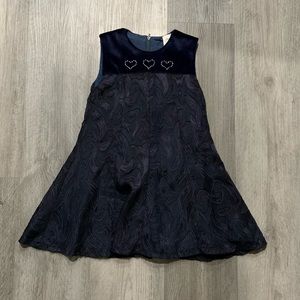 Size 4 Girls Navy Blue Dress